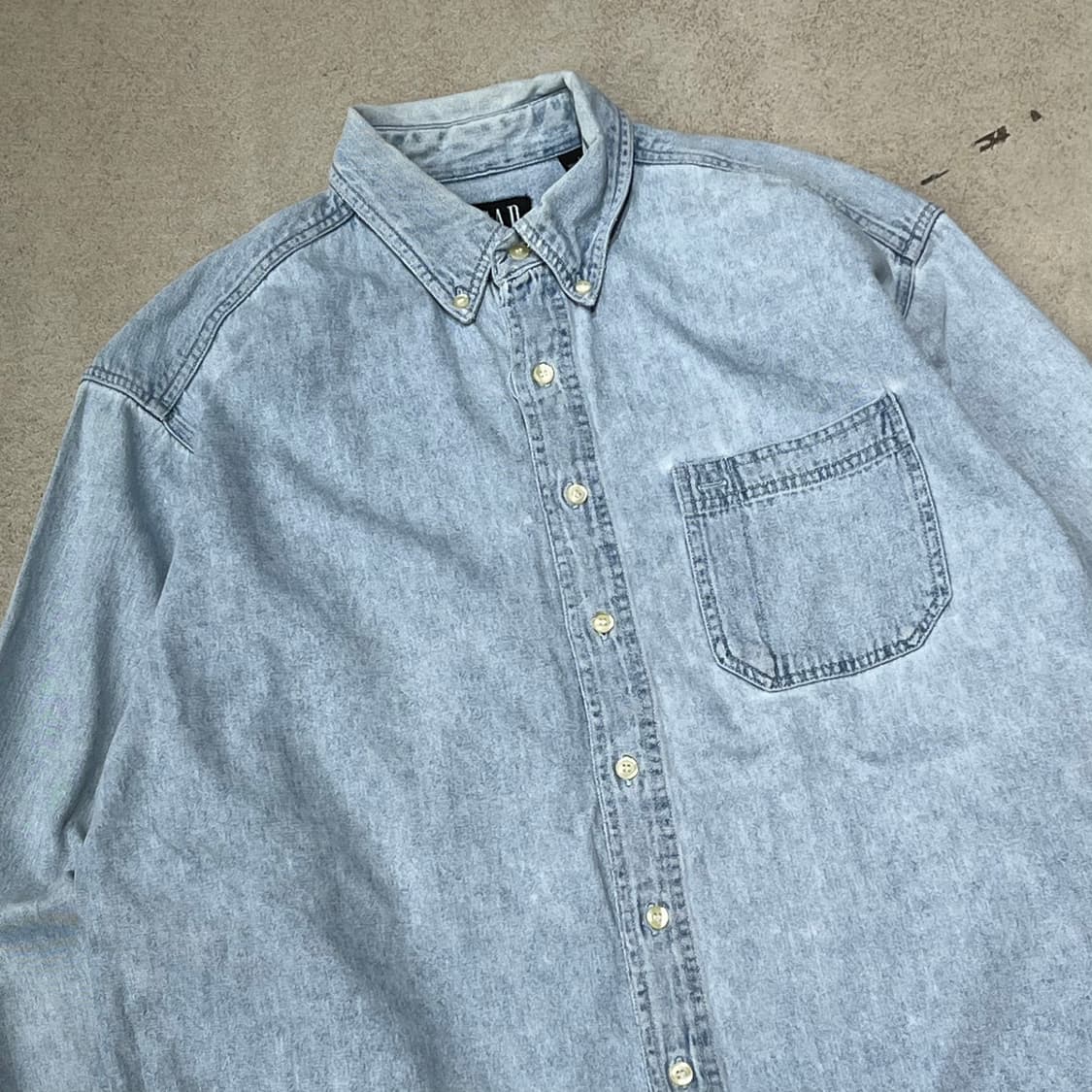 갭 워크 데님셔츠 s10433 상품이미지3