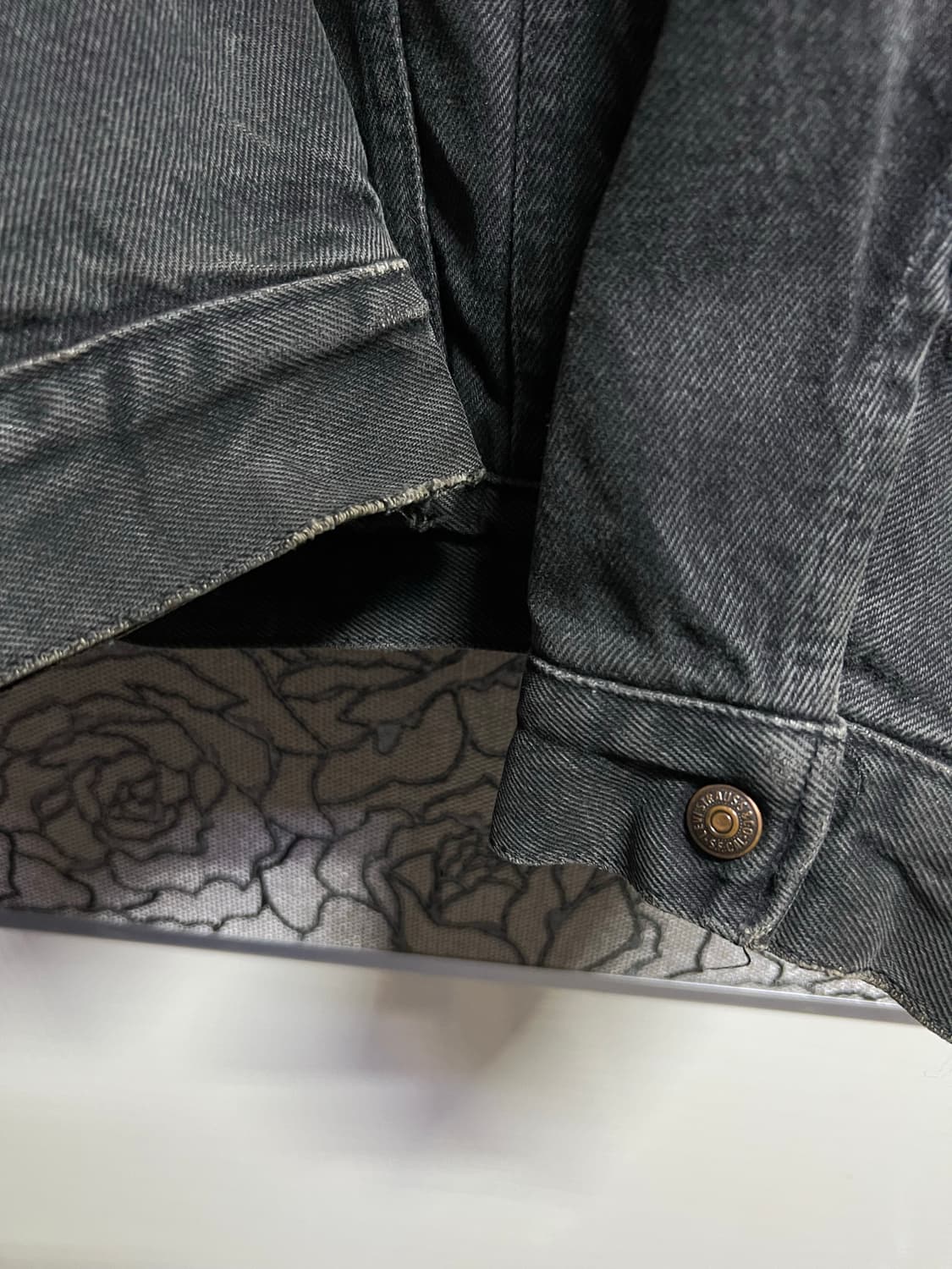 80s 리바이스 쉐르파 흑청 자켓 상품이미지4