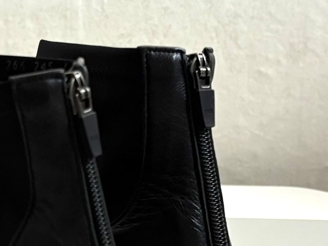 블랙 가죽 첼시 부츠 245 수제화 상품이미지5