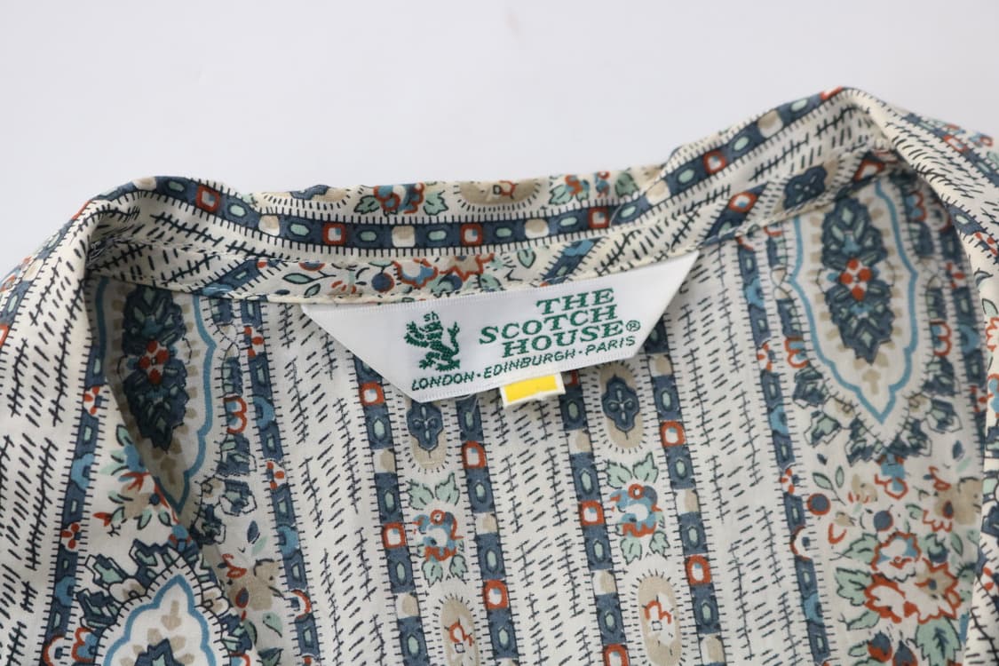  스코치하우스 빈티지 에스닉 페이즐리 레이스 블라우스 (F) 상품이미지5