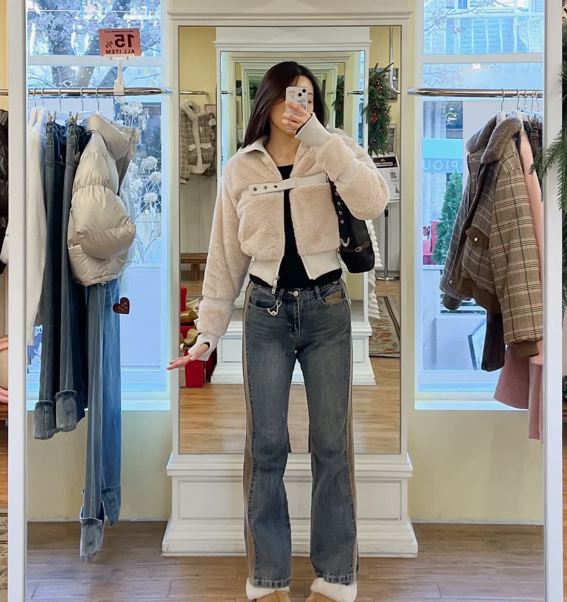 비터셀즈 퍼피 크롭 자켓 크림 상품이미지3