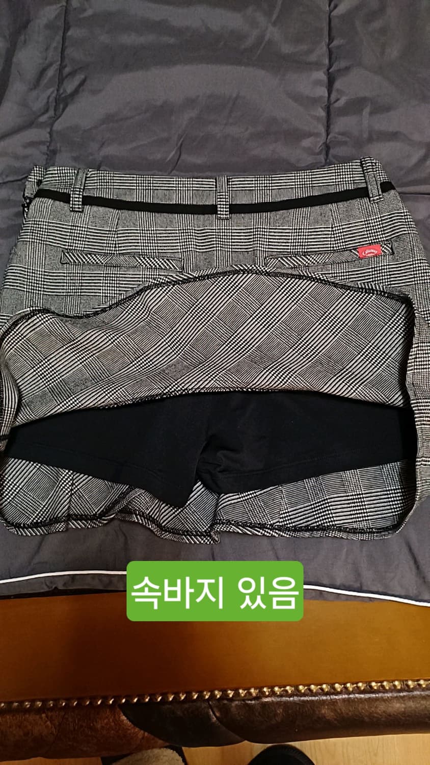 캘러웨이 모직골프스커트 26인치 기장37 상품이미지6