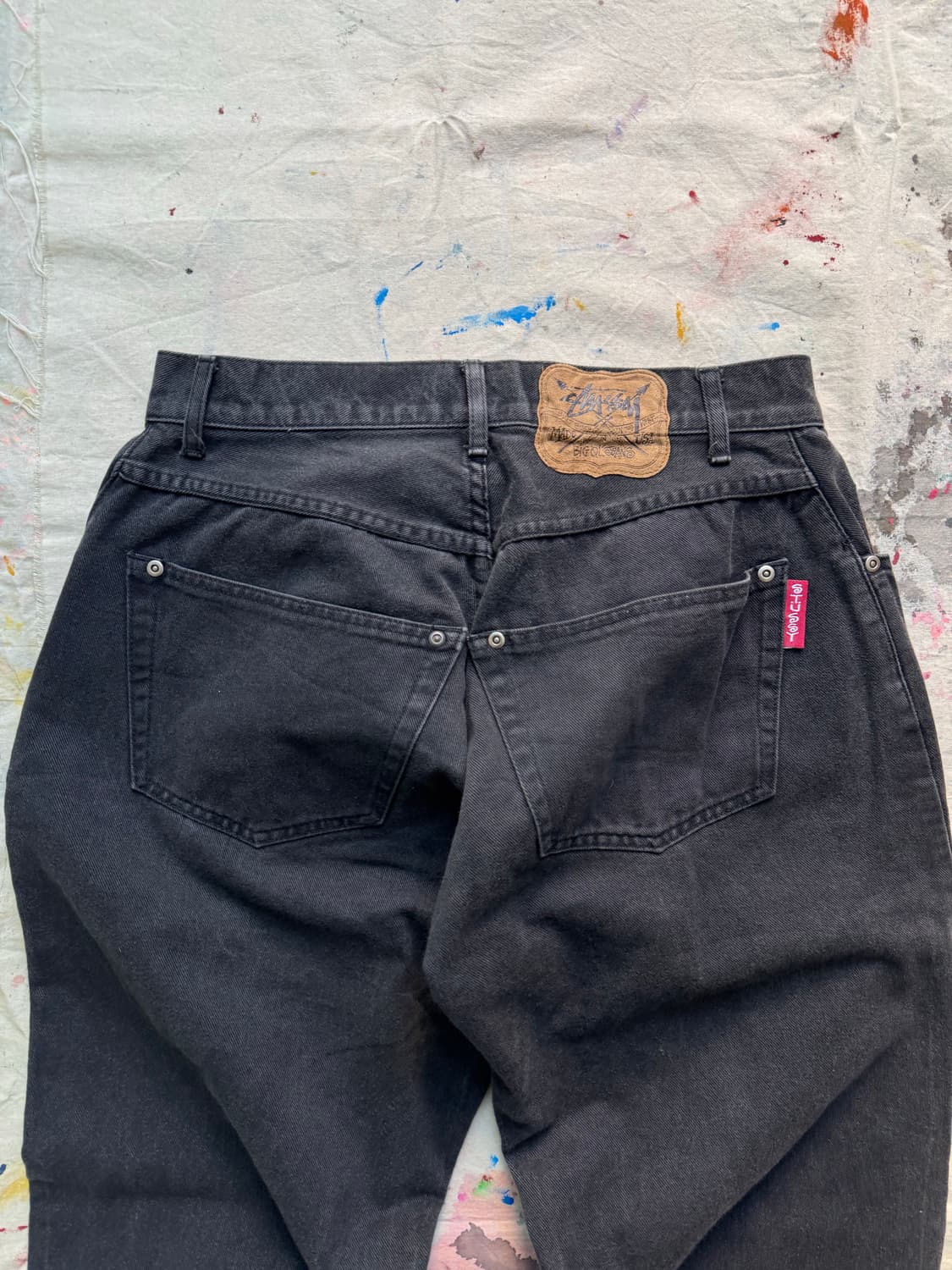 80s 스투시 빅올 데님 팬츠 상품이미지7
