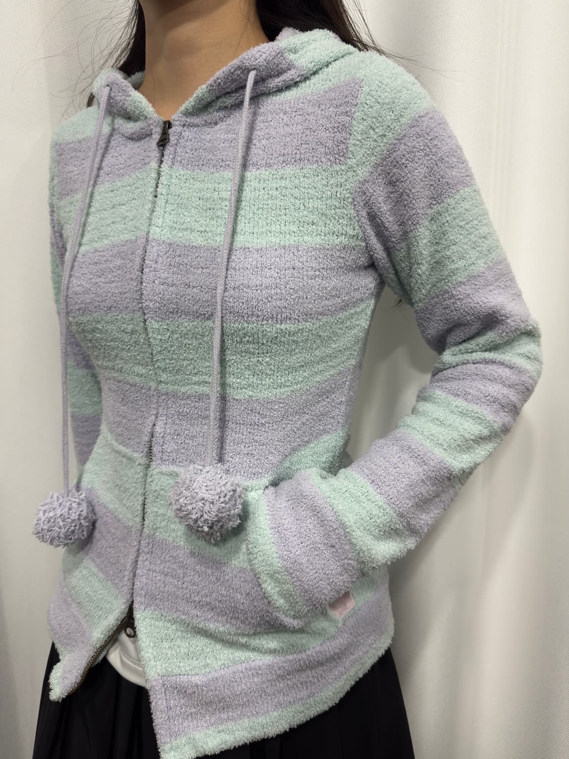 oceanpacific stripe fllece twoway hood  상품이미지4