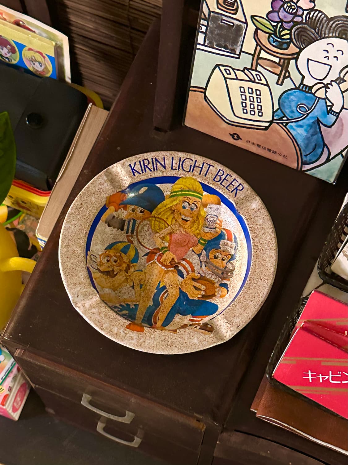 일본 빈티지 KIRIN 틴 재떨이 애쉬 트레이 상품이미지3