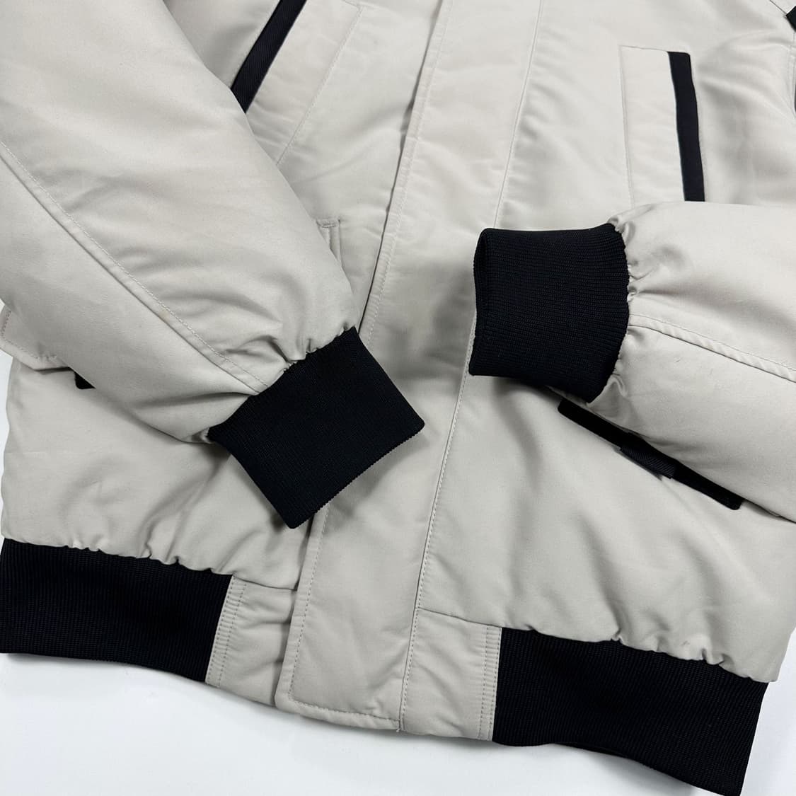 내셔널지오그래픽 와펜 베이지 숏패딩 점퍼 (M 여성추천) 상품이미지4