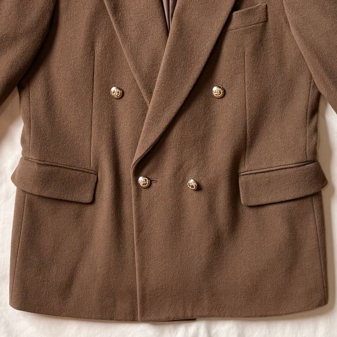 [100] VAN JACKET 더블 브레스티드 울 금장 자켓 상품이미지3