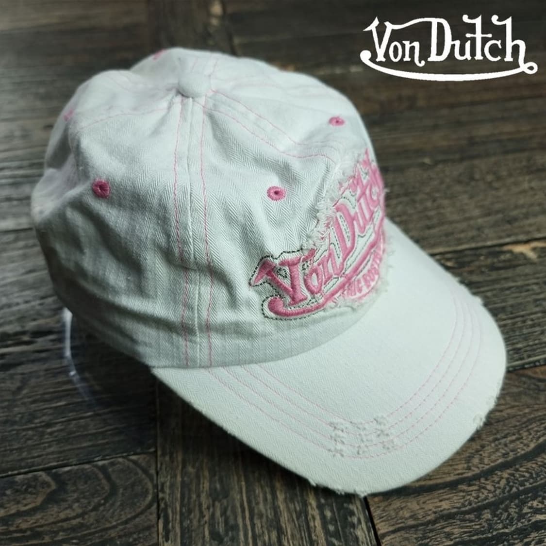 [본더치] Y2K 빈티지 빅로고 자수 볼캡 M19587 상품이미지1