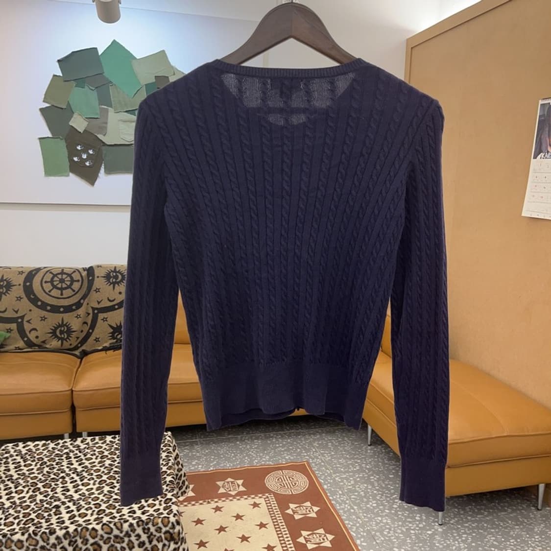 폴로 랄프로렌 모던캐주얼 여리슬림핏 꽈배기 가디건 XL C09359 상품이미지4