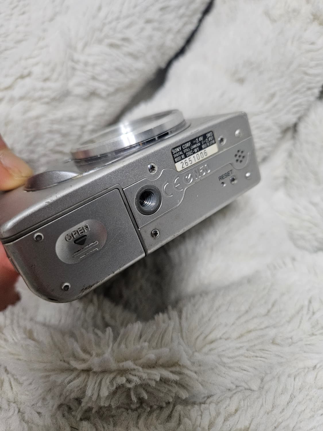 소니 사이버샷 dsc-w1 레트로 디카 빈티지 카메라 상품이미지4