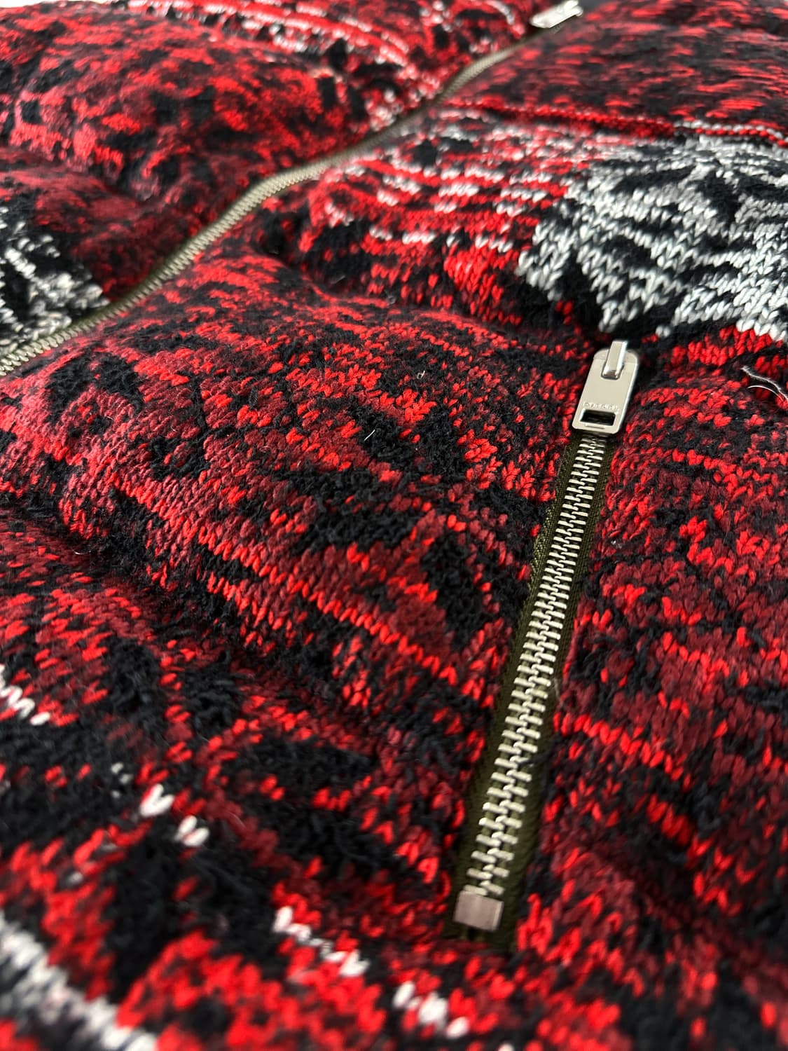 디젤 페어 아일 니트 믹스 퀼팅 베스트 상품이미지8