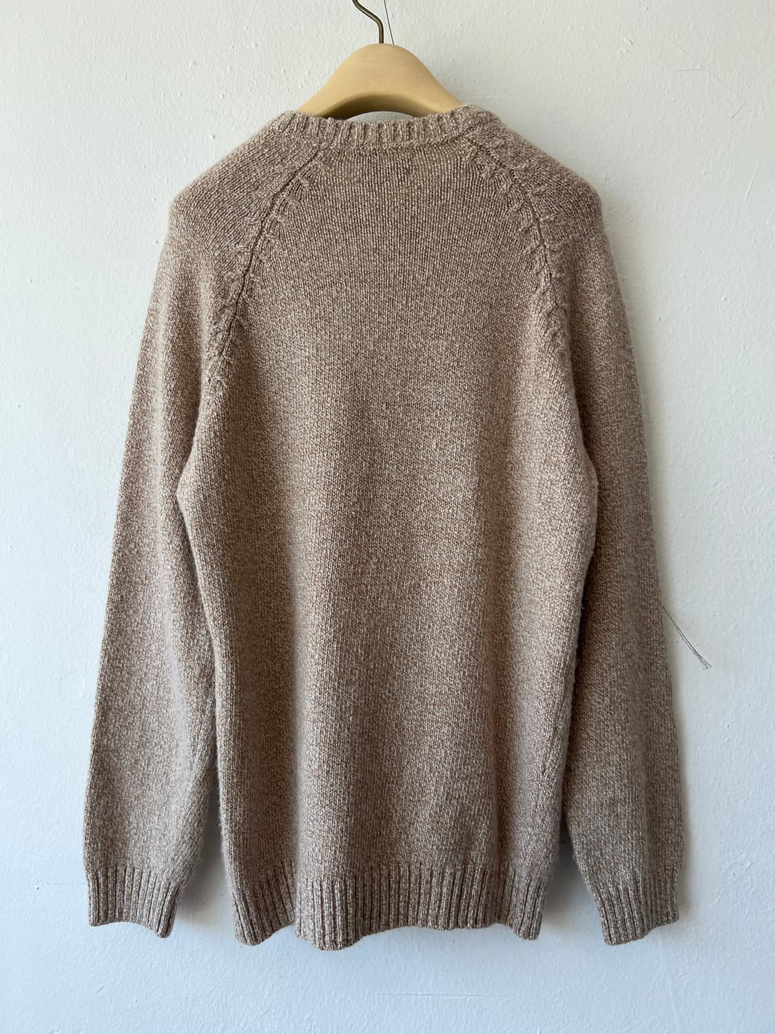 마시모두띠 남성보카시베이지 니트티셔츠 라운드니트 상품이미지3