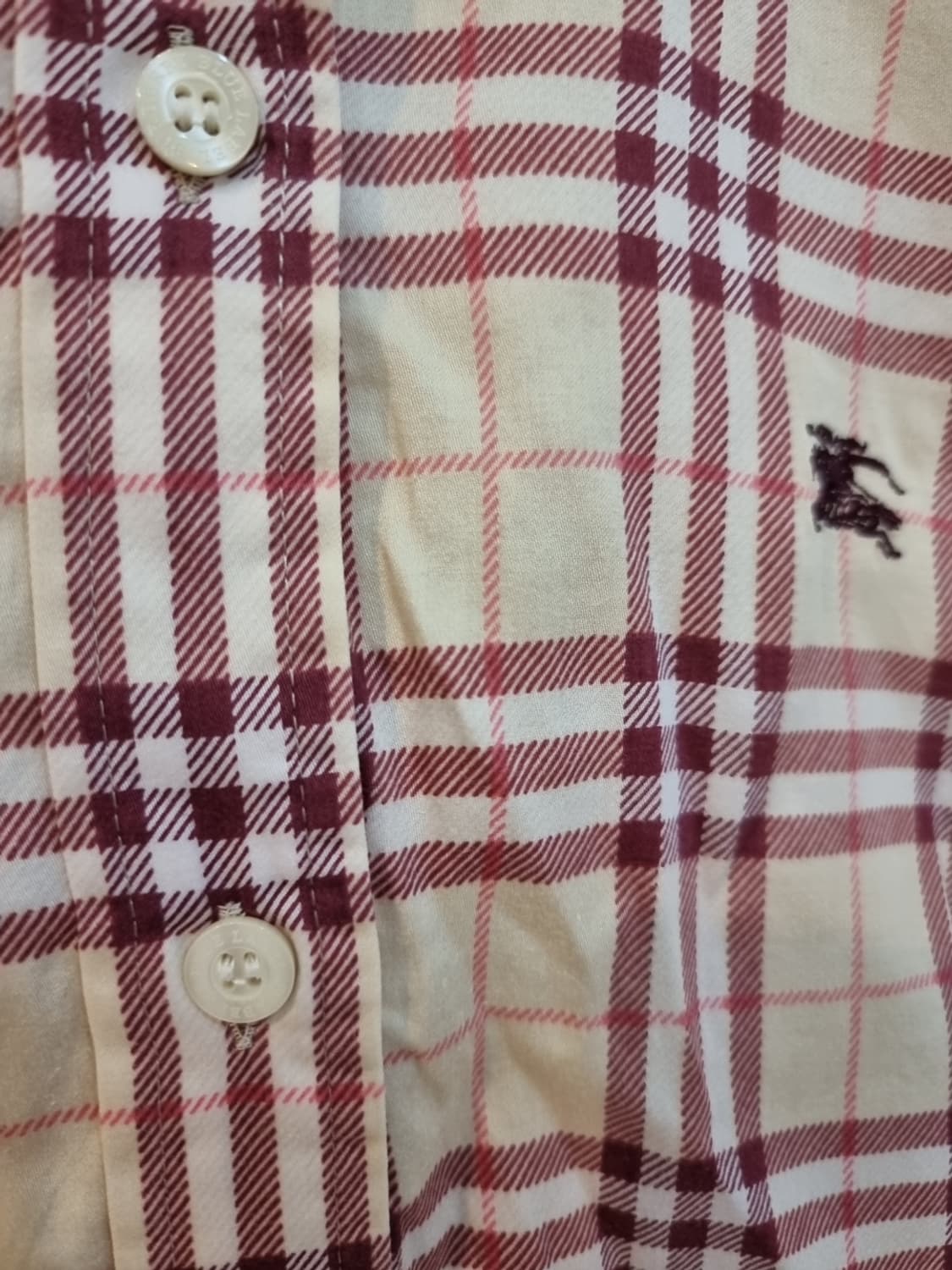버버리 블루라벨(Burberry Blue Label) 체크 반팔셔츠 상품이미지6