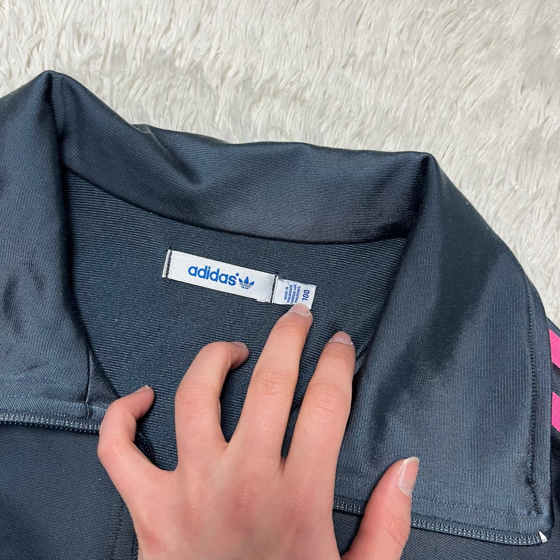 Adidas Charcoal Pink Jersey (뒤 로고 뜯어짐)   상품이미지7