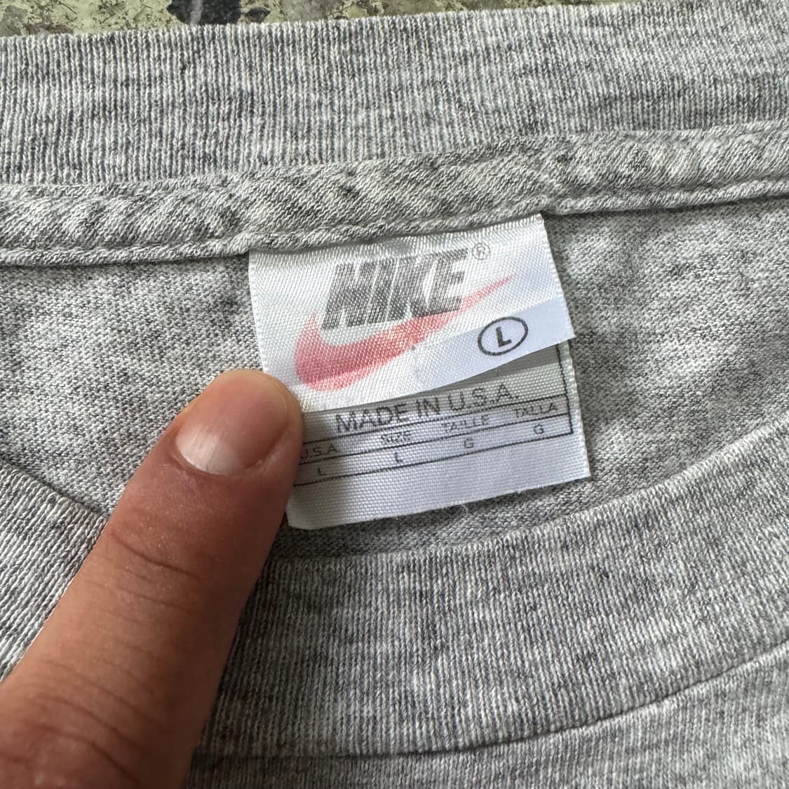 [L] 90s USA NIKE Swoosh 나이키 스우시 반팔 상품이미지6