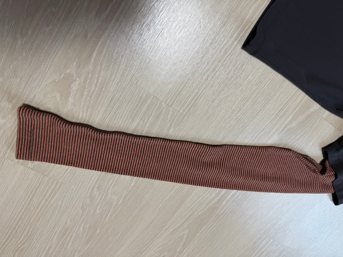 s/e/o STRIPE LAYERED TEE CHARCOAL 상품이미지9