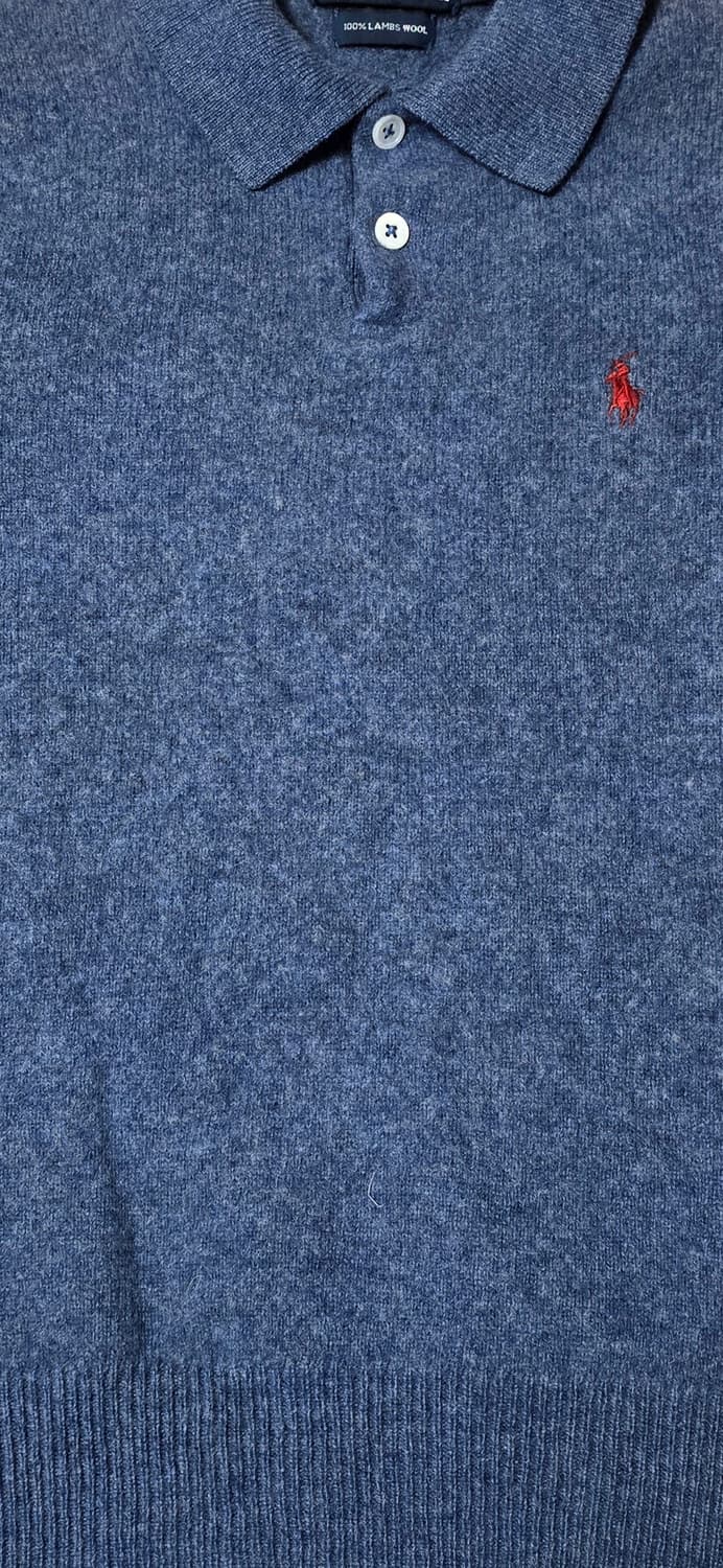 폴로 랄프로렌 우먼 램스울 카라 니트 M 상품이미지4