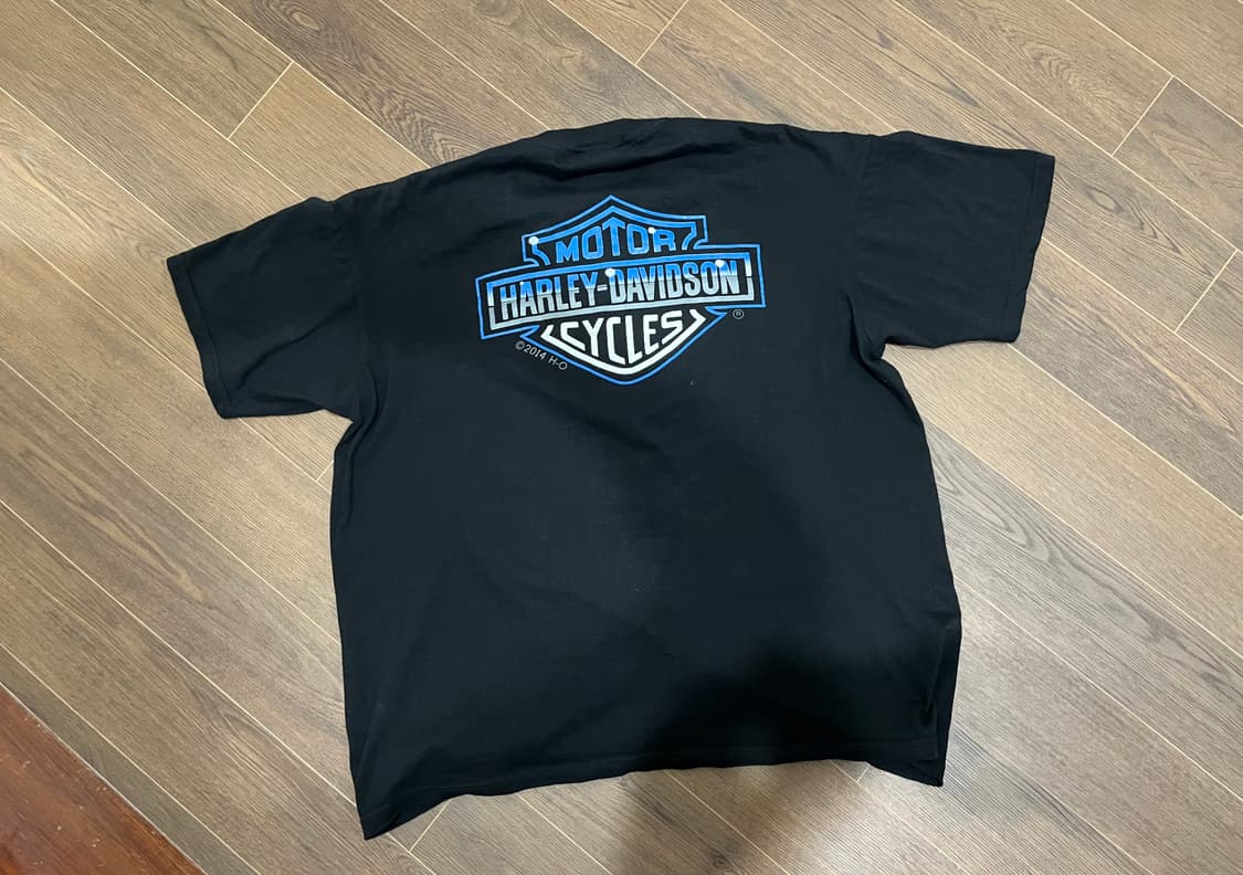 (XL) Made in USA 할리 데이비슨 반팔 티셔츠 상품이미지2