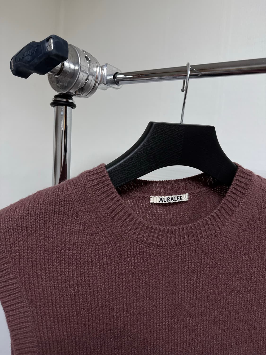 오라리 PURE SHETLAND KNIT VEST 니트 베스트 상품이미지1