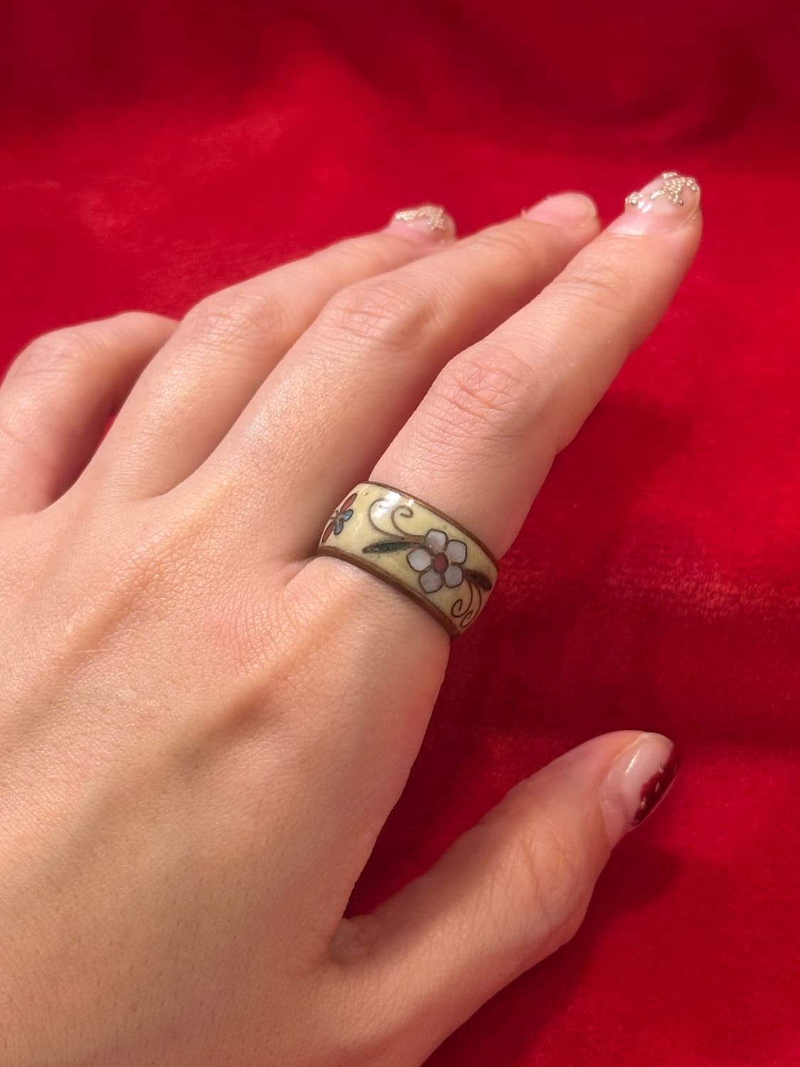 Vintage 七寶 ring 빈티지 칠보 반지 상품이미지5