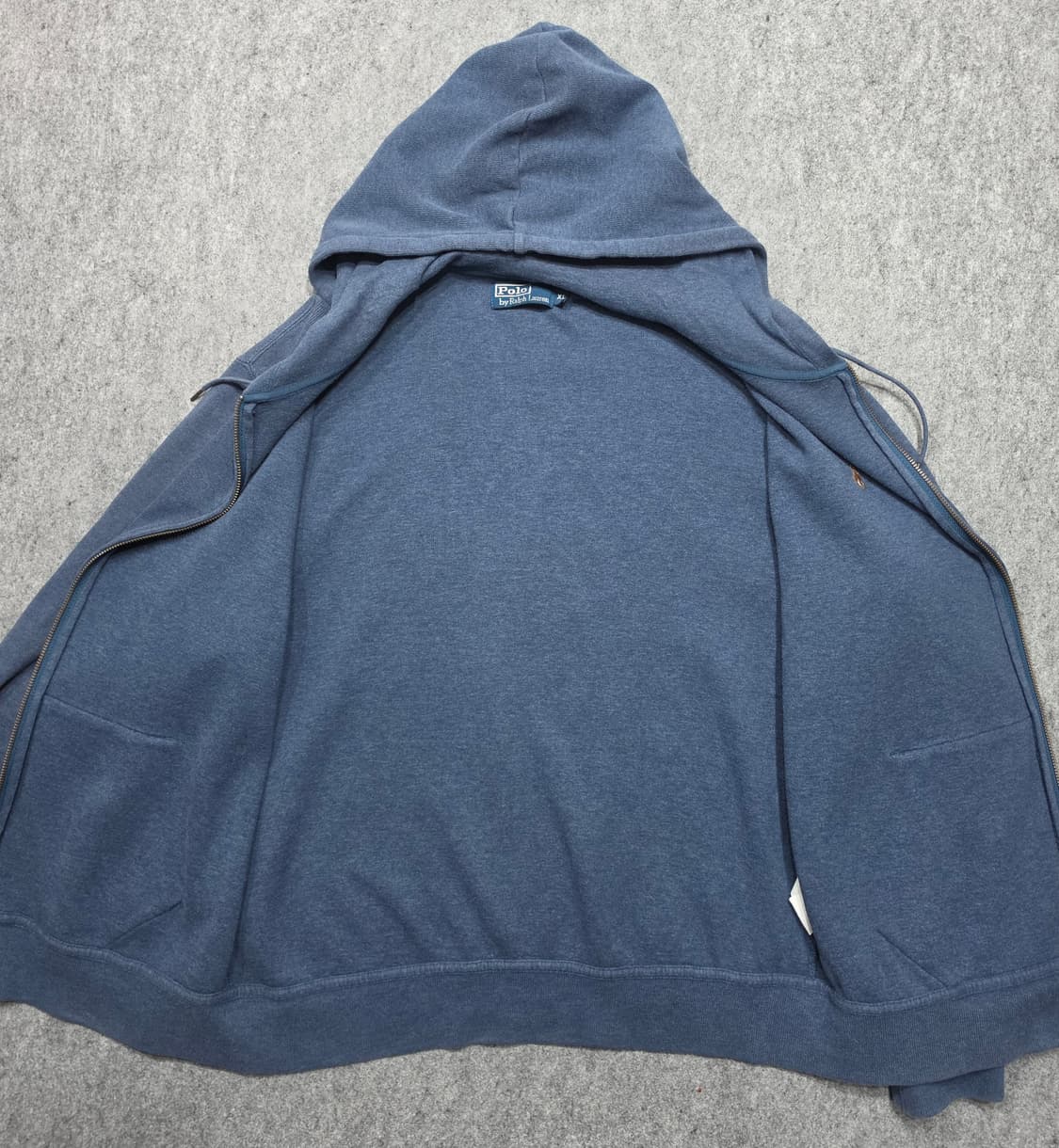폴로 랄프로렌 빈티지 투웨이 후드집업 XL 상품이미지3
