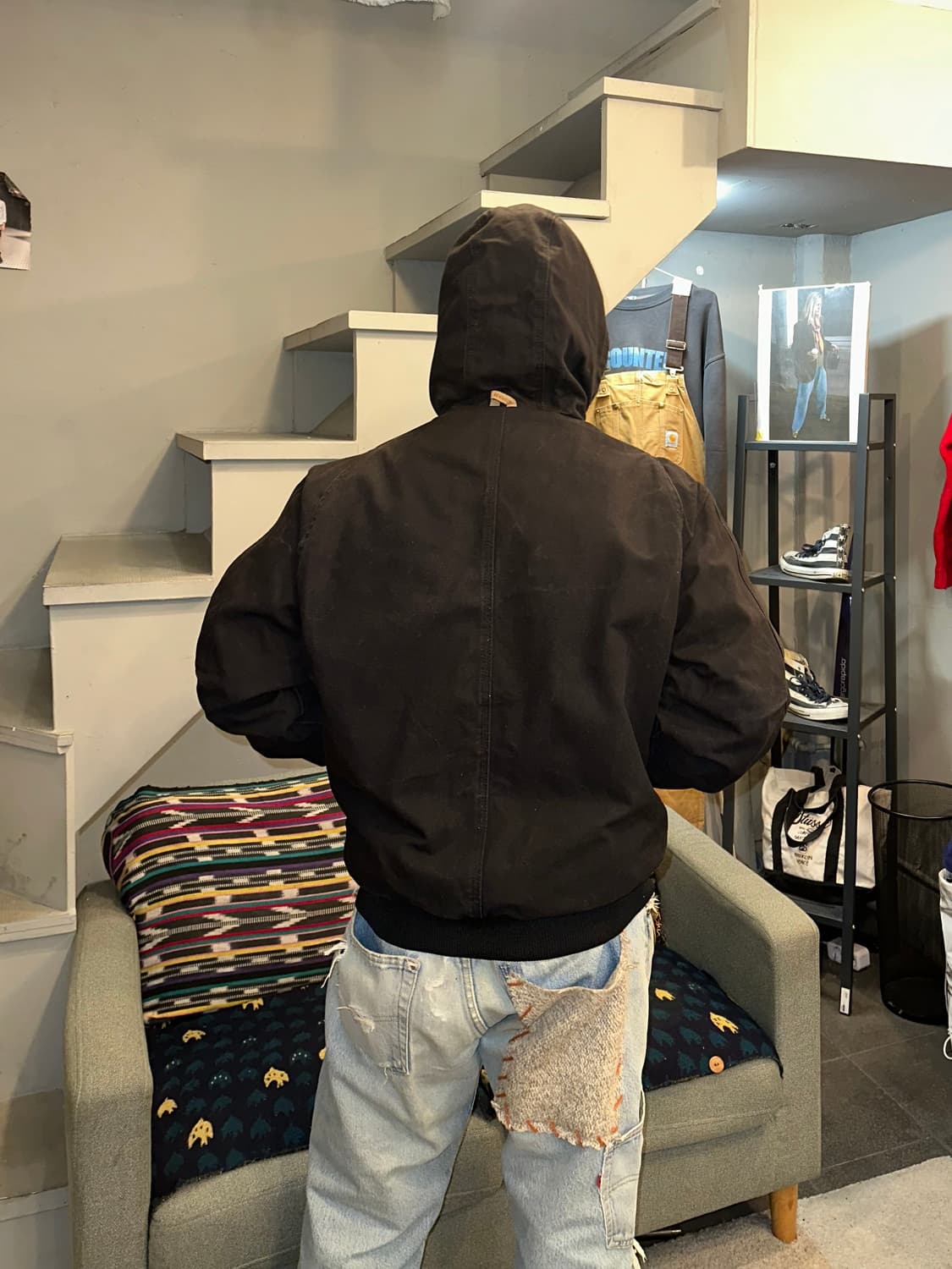 00’s Schmidt canvas faded active jacket 상품이미지3