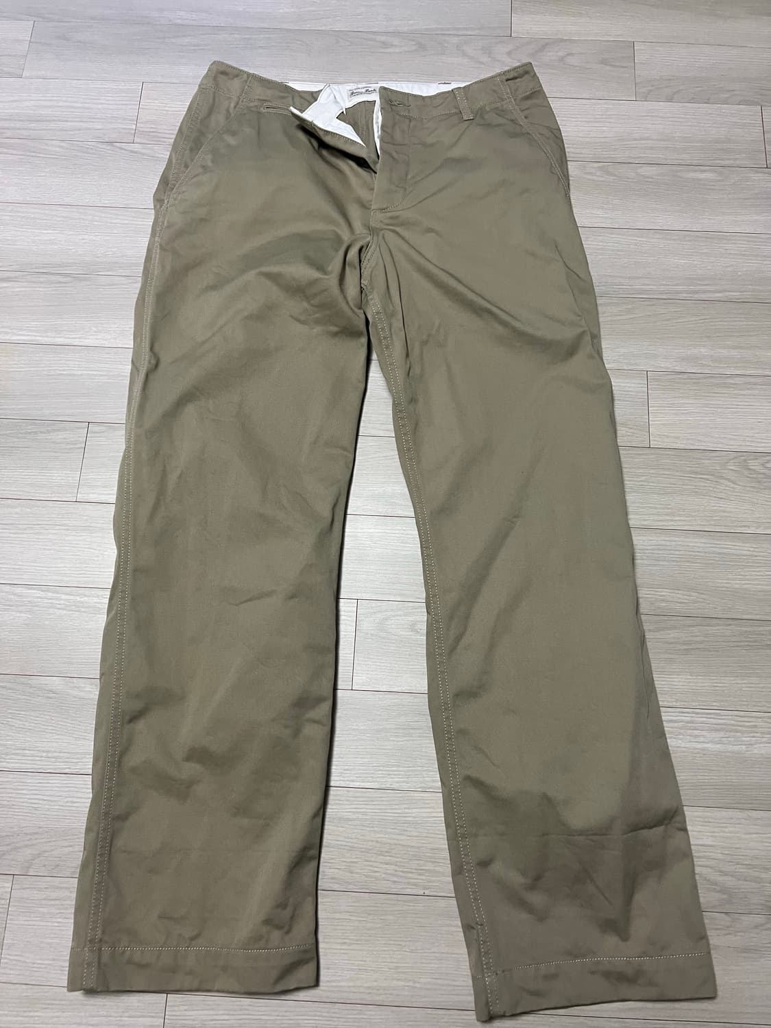 반츠 SDS 코튼 트윌 오피서 치노 팬츠 카키 L사이즈 상품이미지1