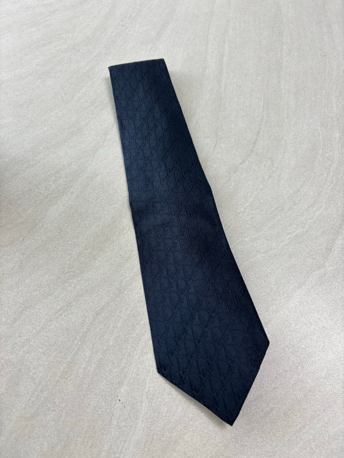 디올 오블리크 실크100 다크네이비 넥타이 상품이미지1