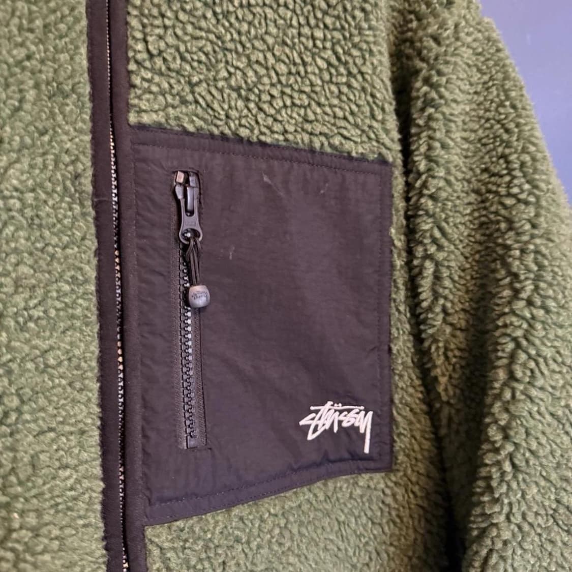 스투시 8볼 플리스 자켓 그린 상품이미지2