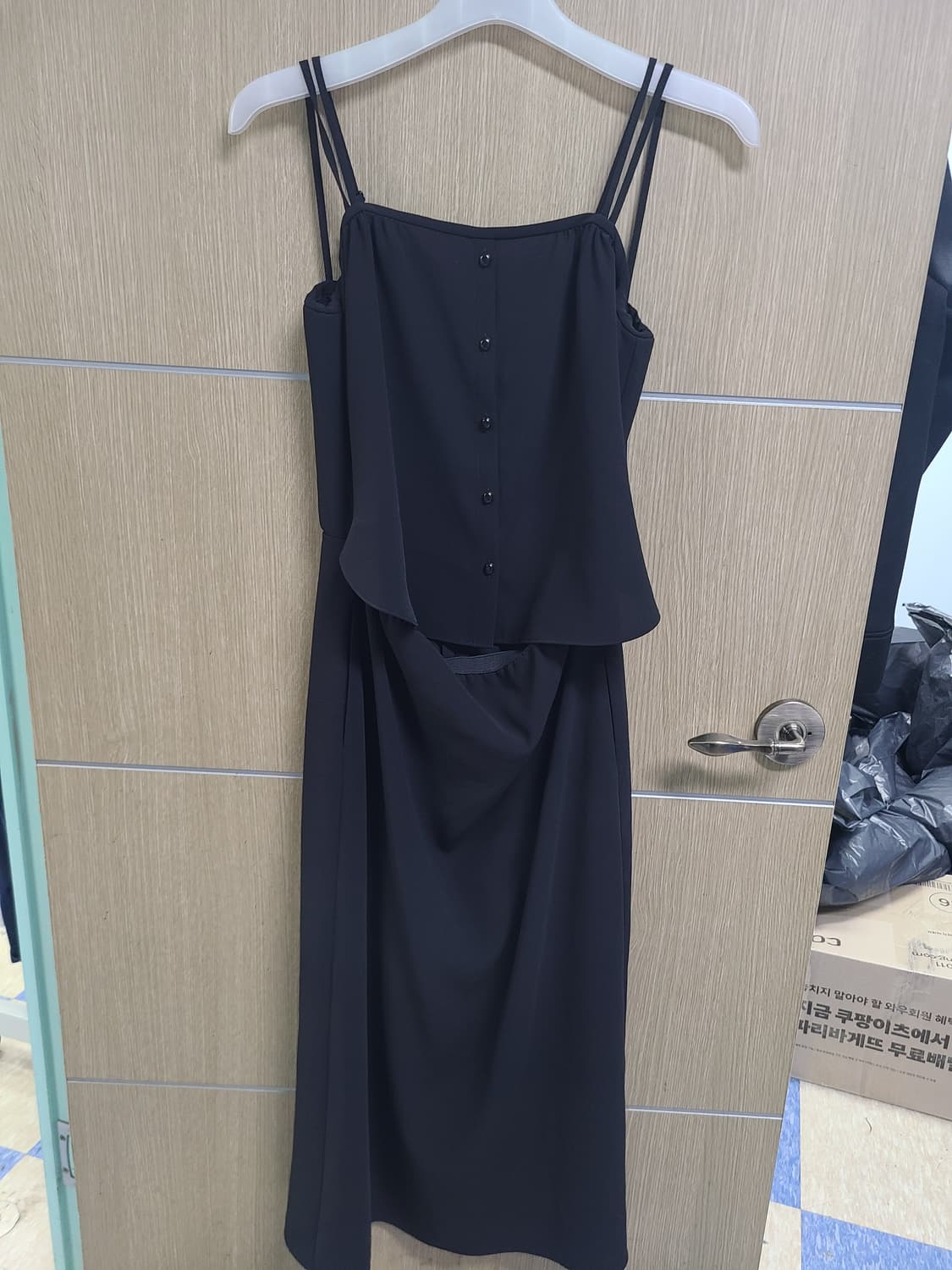 타임 뷔스티에 블랙 롱원피스  상품이미지1