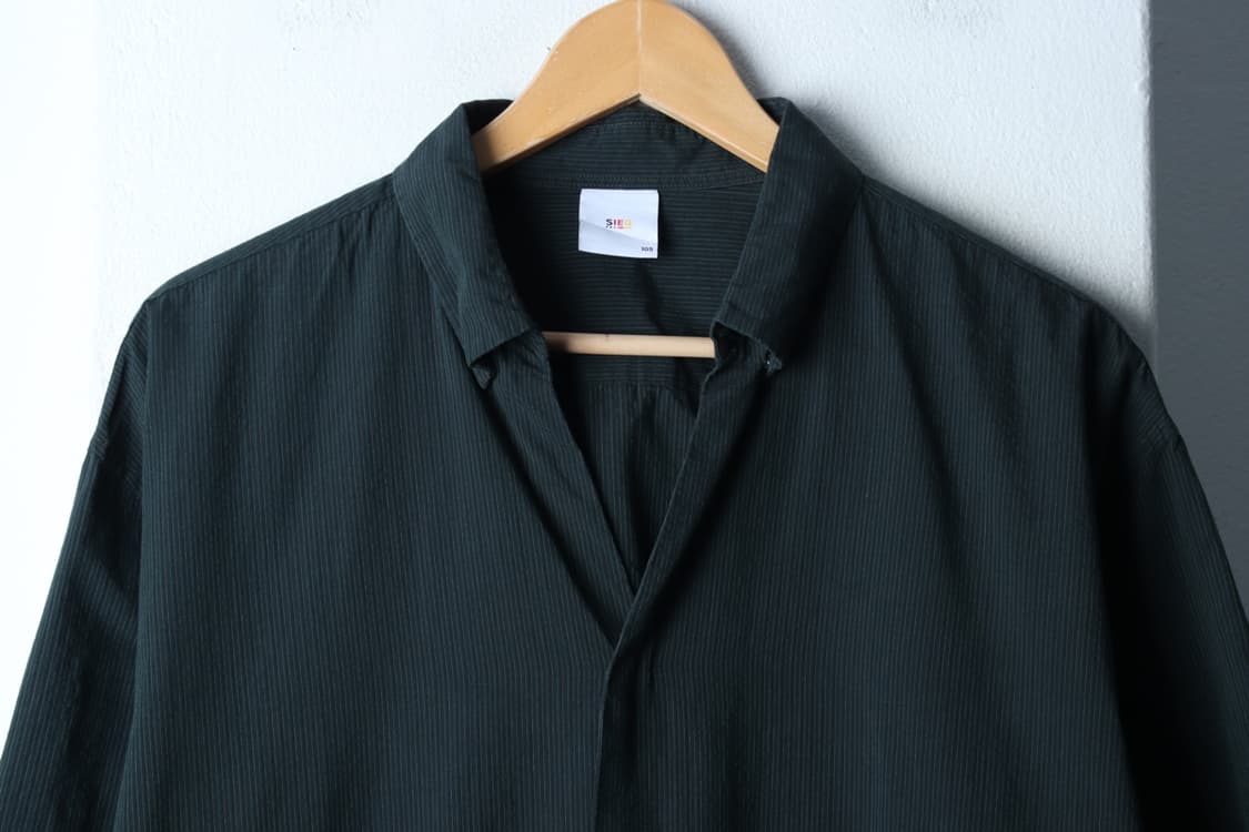 (XL-2XL) 지이크 반팔 카라 티셔츠 셔츠 남방 그린-H32347 상품이미지3
