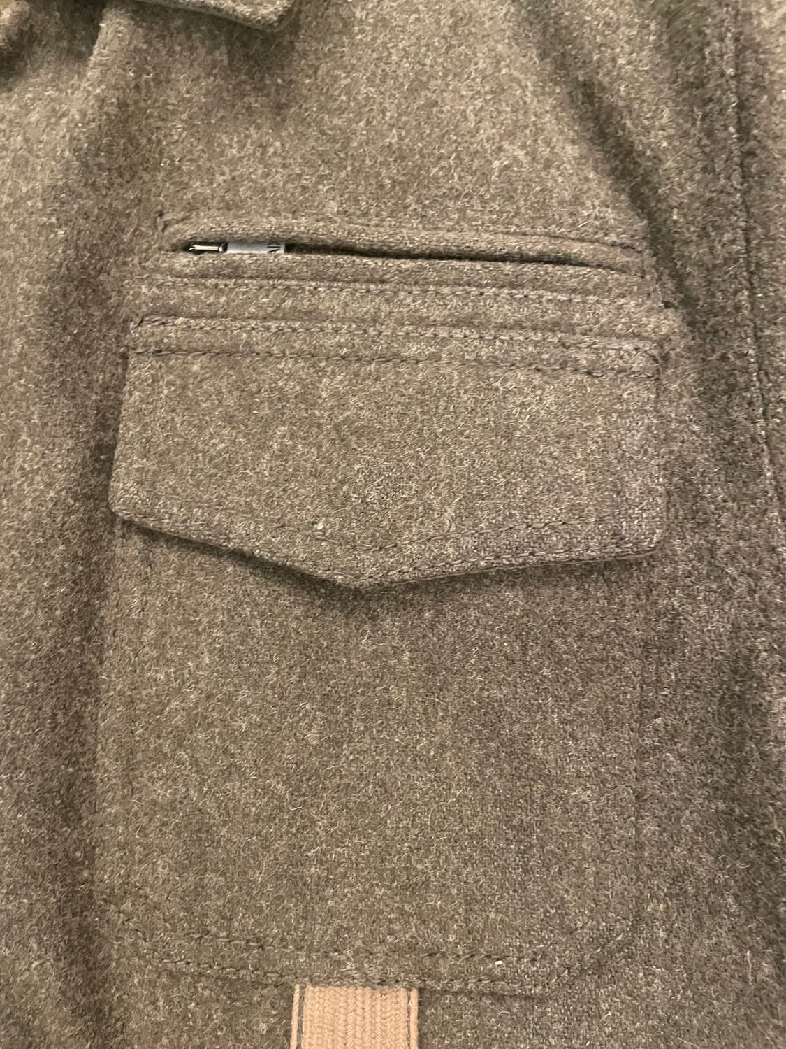 아르마니 익스체인지 올리브그린 울 자켓 상품이미지5