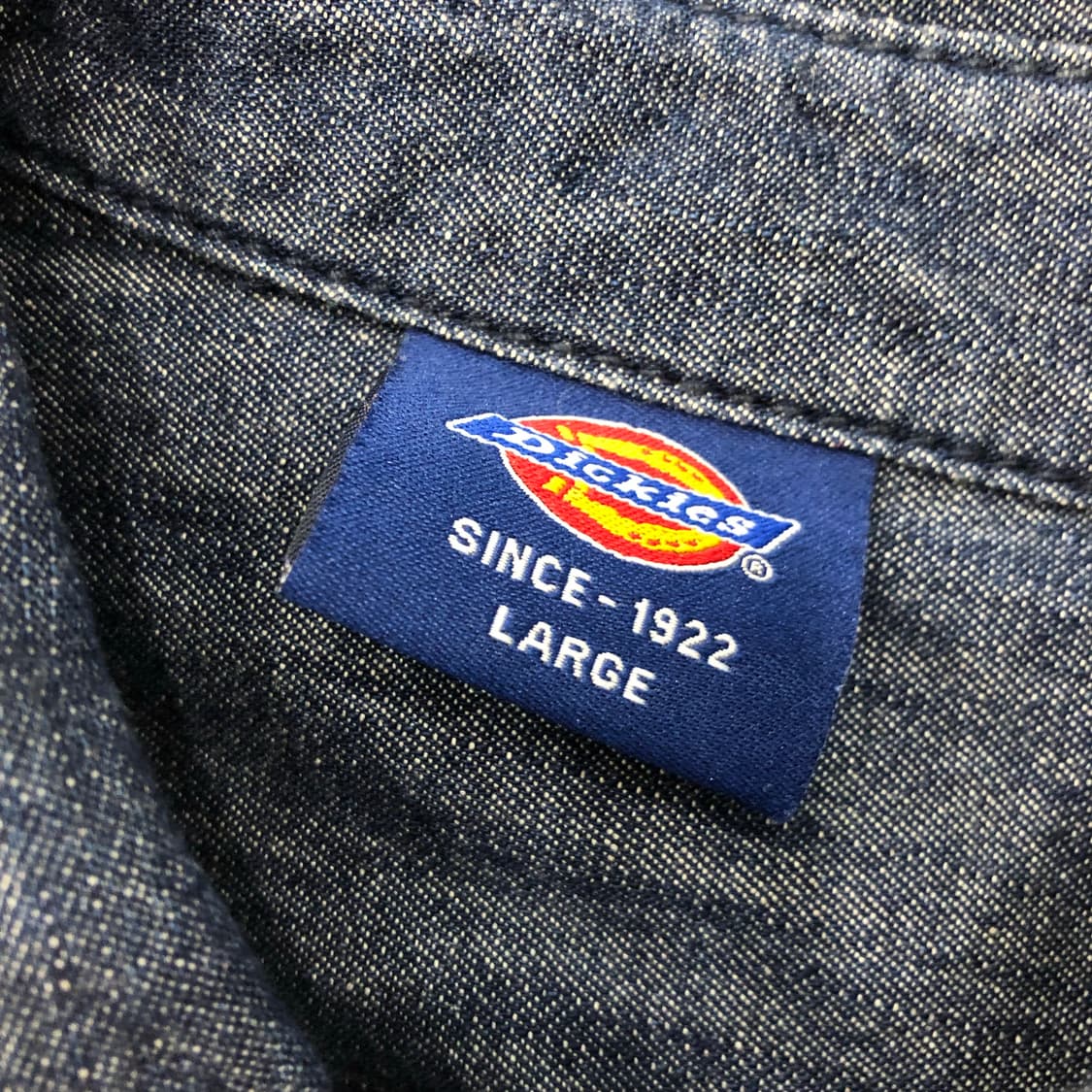 디키즈 데님 워싱 웨스턴 셔츠 상품이미지5