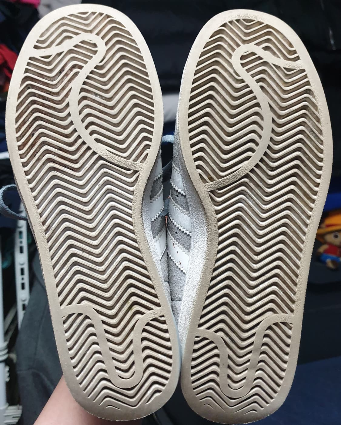 아디다스 캠퍼스2 스웨이드 스니커즈 그레이 (245) 상품이미지7