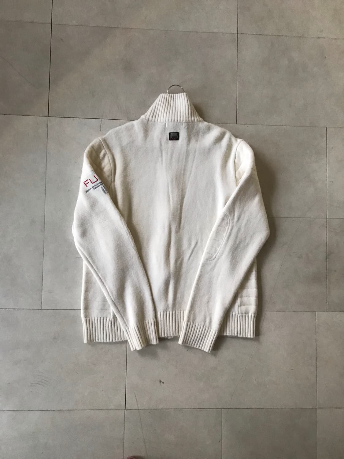 후부 00s 아이보리 니트집업 상품이미지7