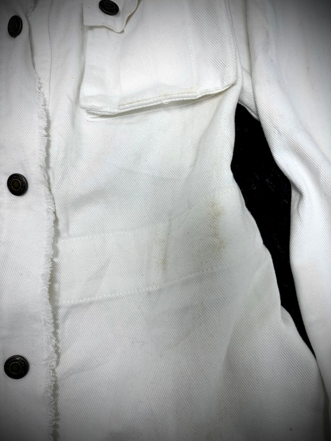 “Vintage” Grunge Cutting Detail White Ja 상품이미지8