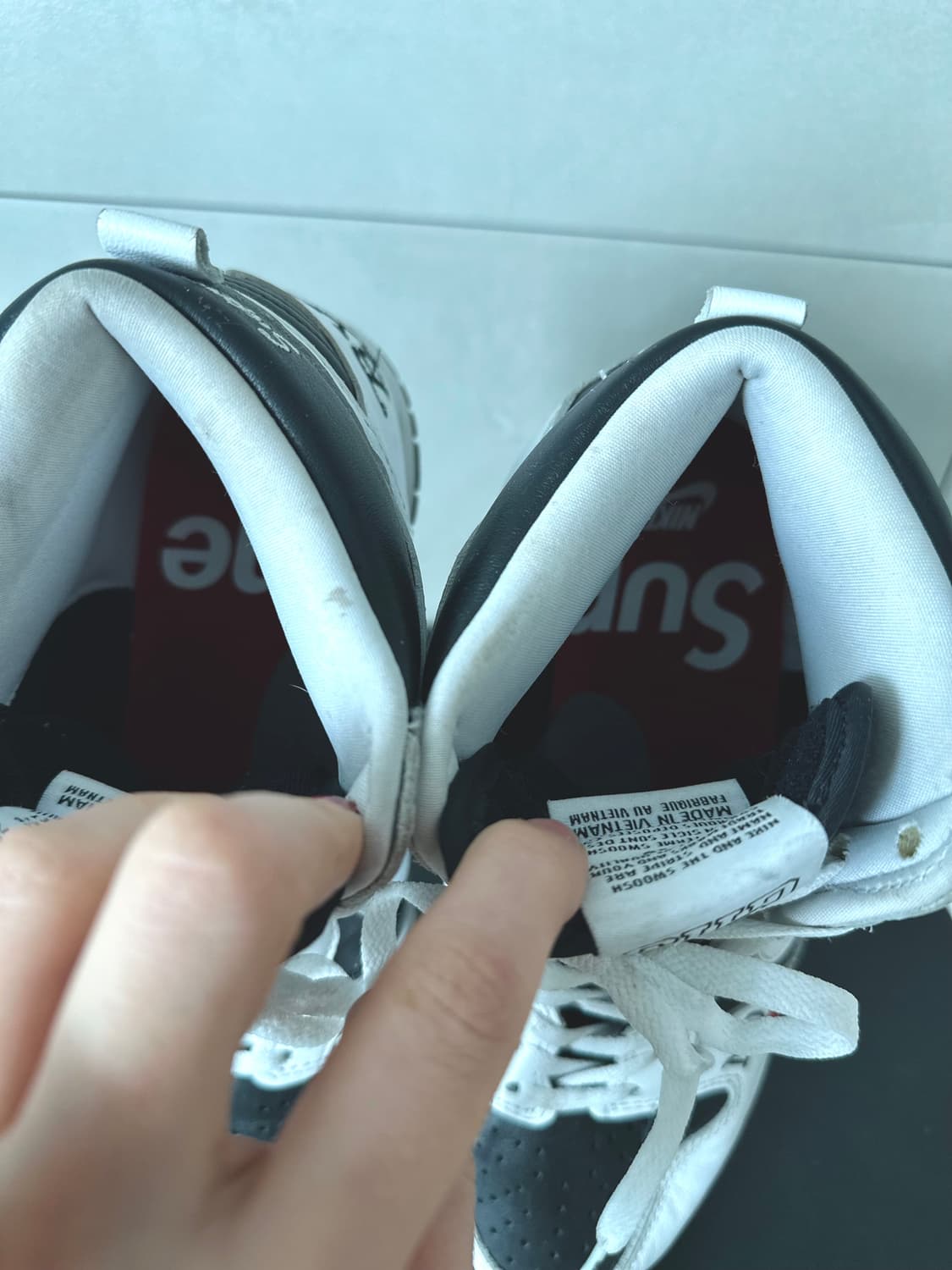 나이키sb 슈프림 콜라보 us7 상품이미지6