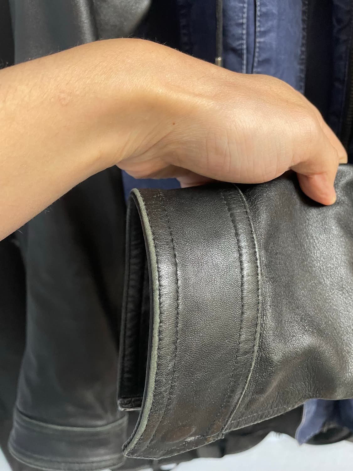 아카이브 닐바렛 야상 가죽 자켓 상품이미지8