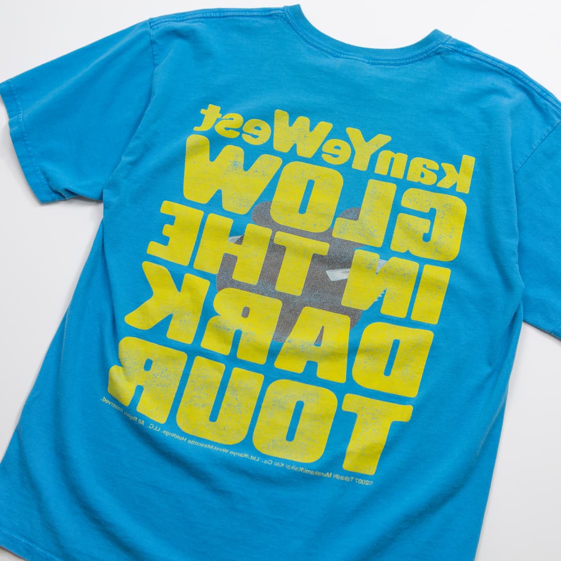 00 칸예 웨스트 Glow in the dark 투어 머천 티셔츠 상품이미지7