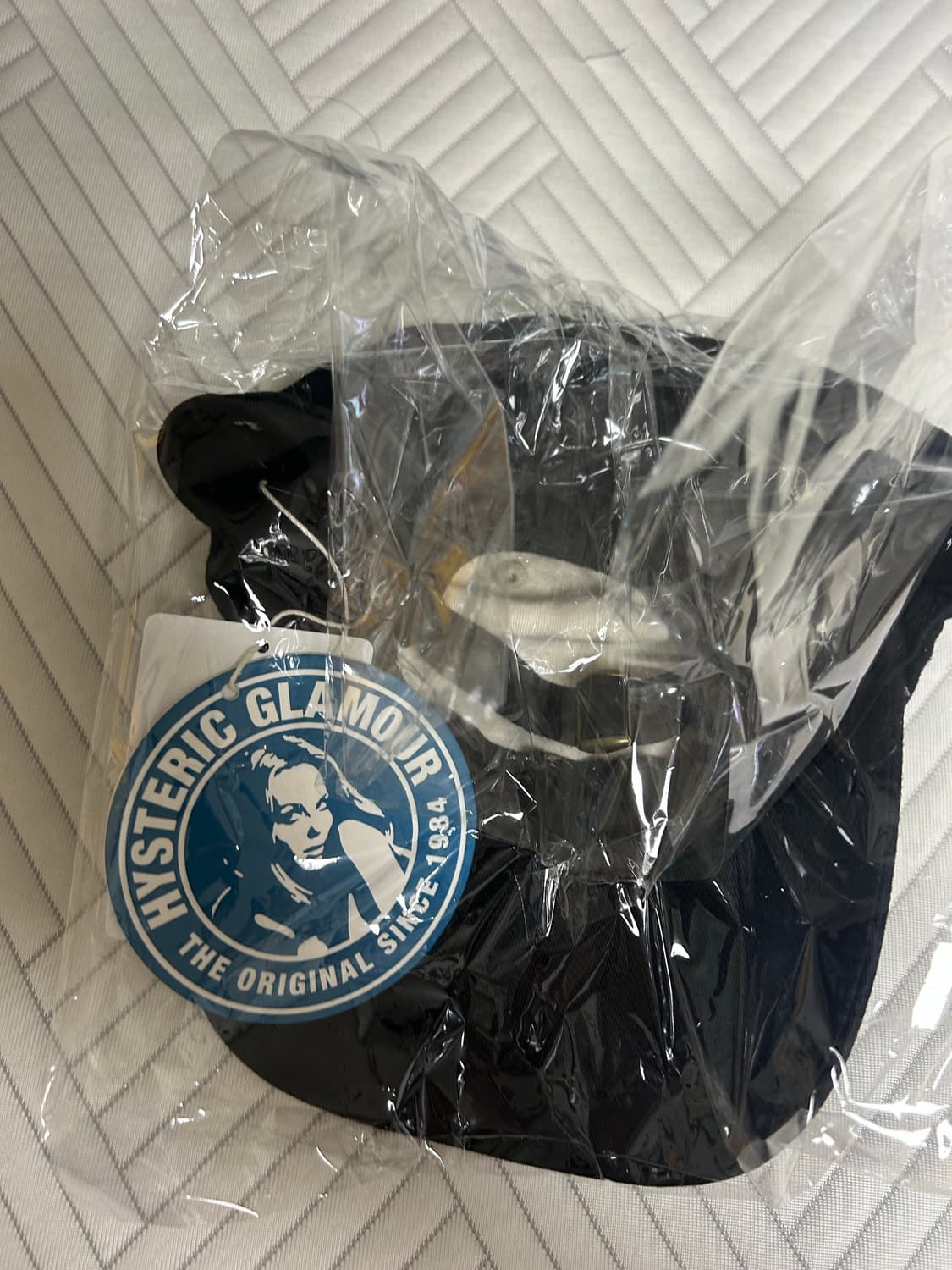 [새상품] 히스테릭 글래머 HG 레인보우 자수 캡 블랙 상품이미지2