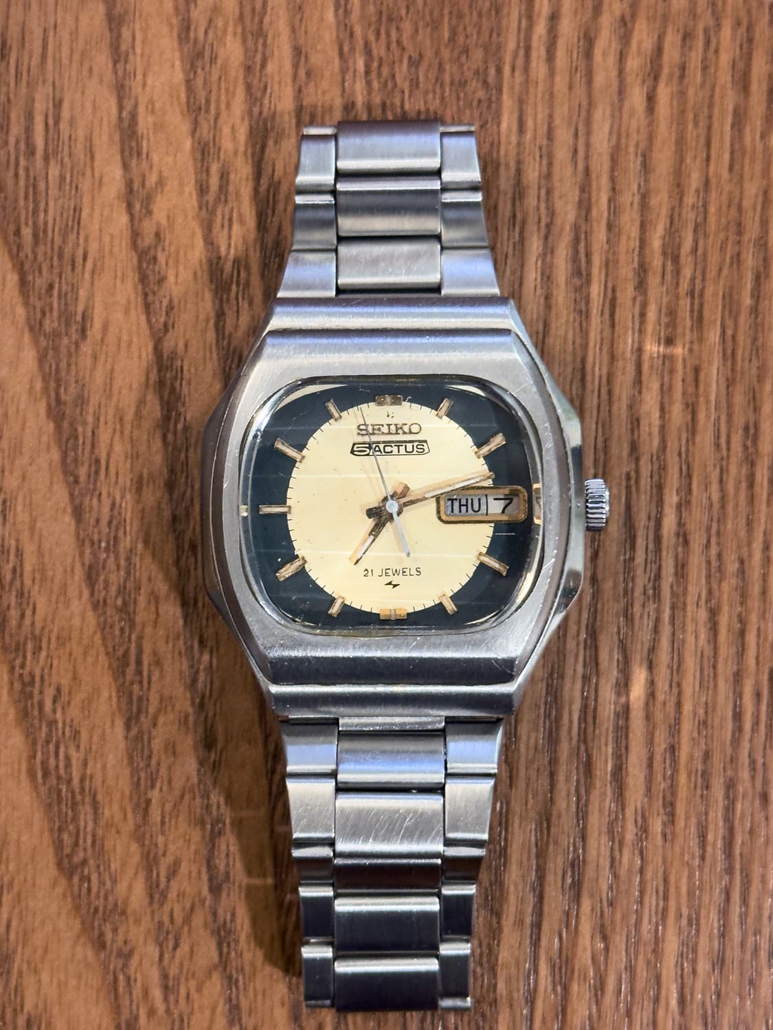  [희귀] SEIKO 5 ACTUS TV스크린 21 Jewels Auto 상품이미지5