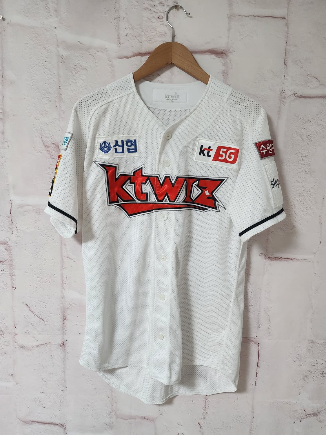 KT Wiz 강백호 화이트 유니폼 상품이미지1