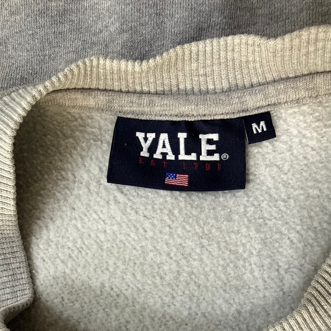 M 예일 그레이 맨투맨 0331T 상품이미지3