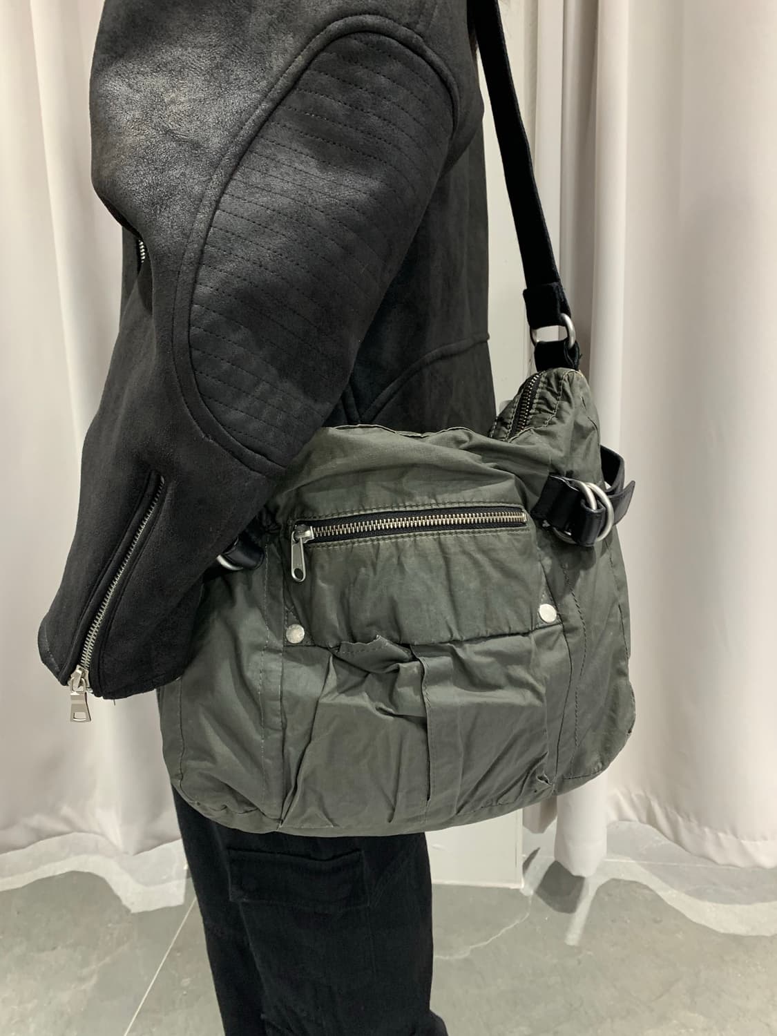 스웨이드 검정자켓 상품이미지4