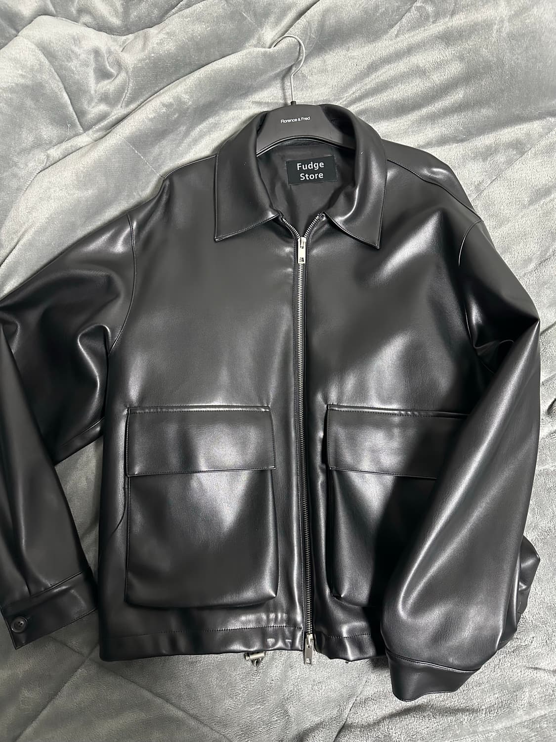 라퍼지 스토어 레더 블루종 상품이미지1