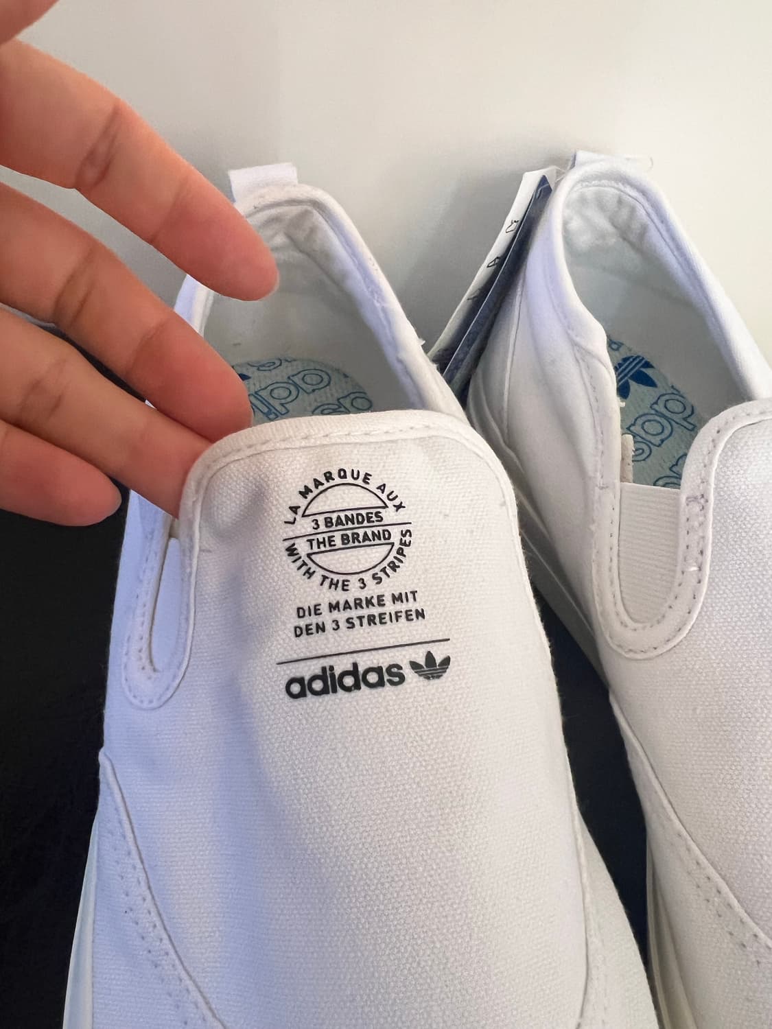 아디다스 니짜 슬립온 화이트 남성 새상품 상품이미지4