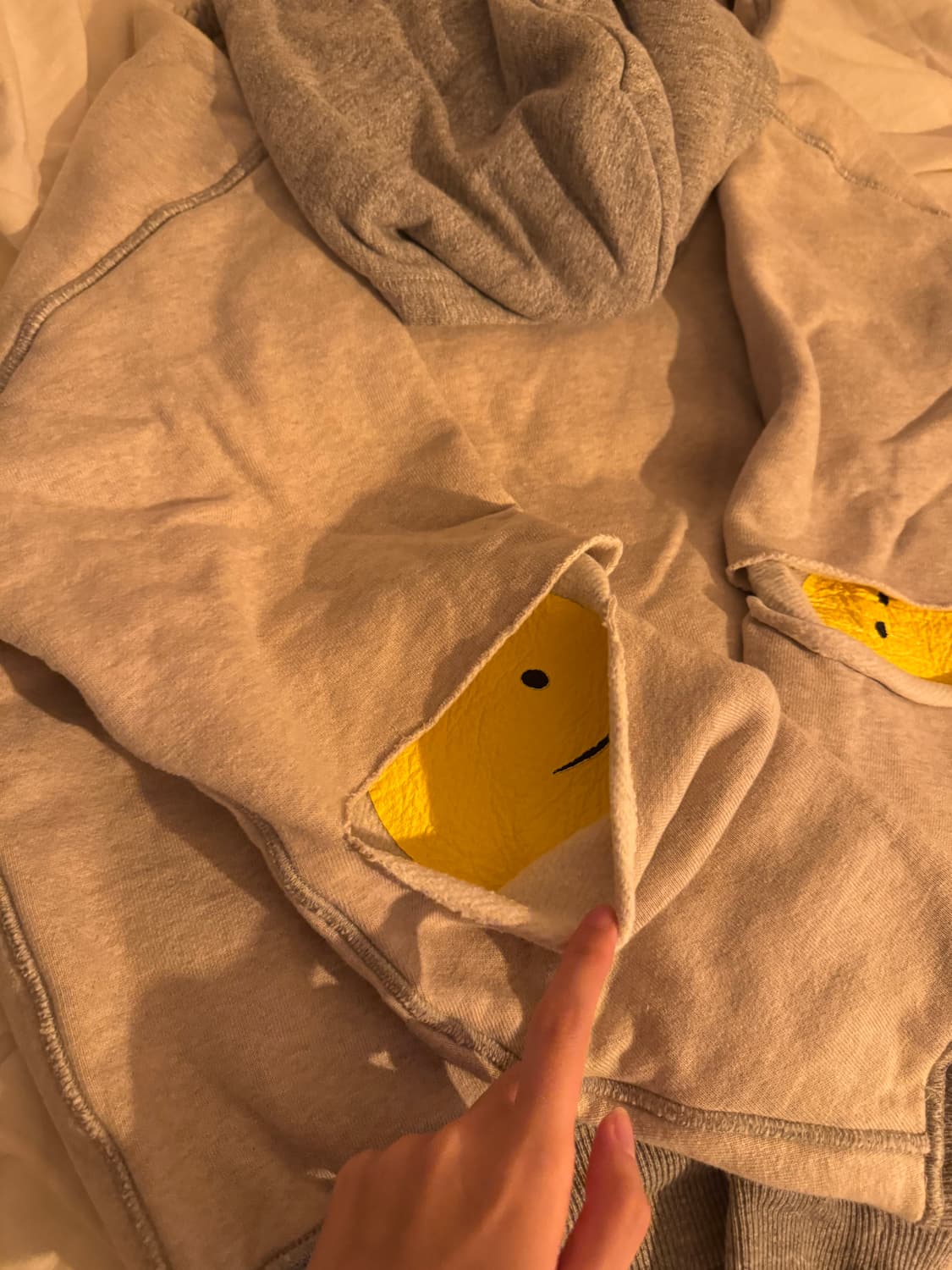 캐피탈 스마일 후드 상품이미지2