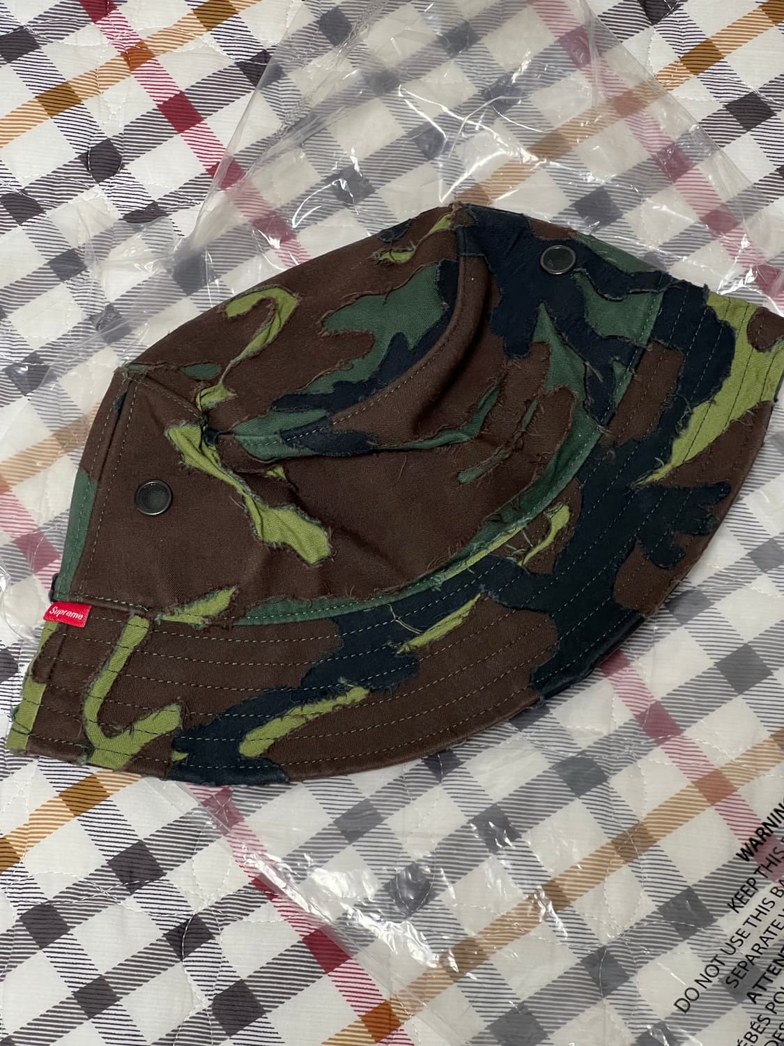 슈프림 레이어드 카모 버킷햇 M/L 상품이미지1