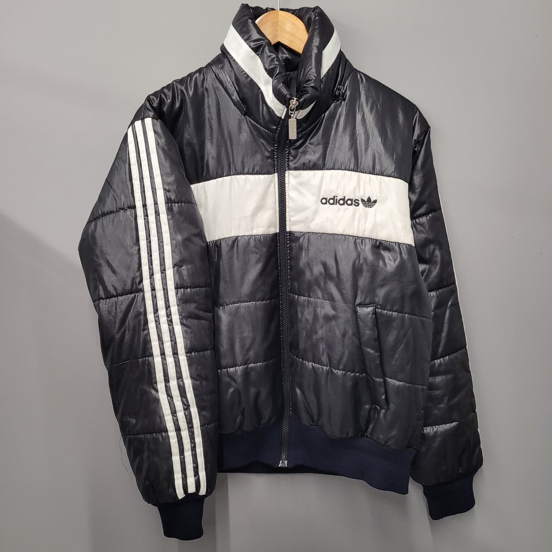 아디다스 00's 아치로고 퀼팅 패딩 자켓 블랙 상품이미지1