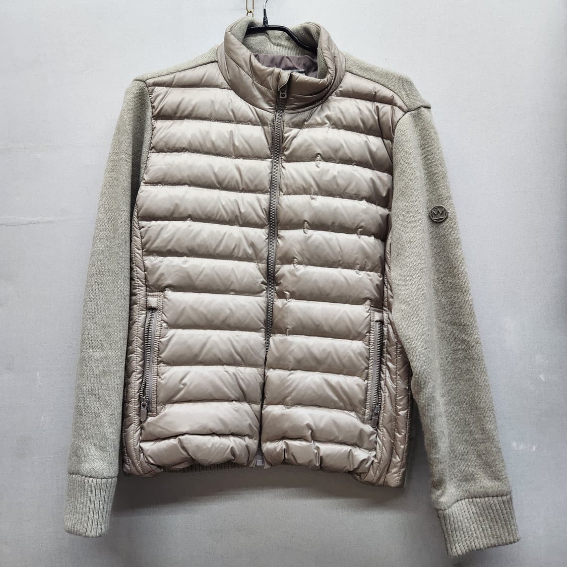 장미쉘바스키아 구스다운 니트패딩 XL 상품이미지1